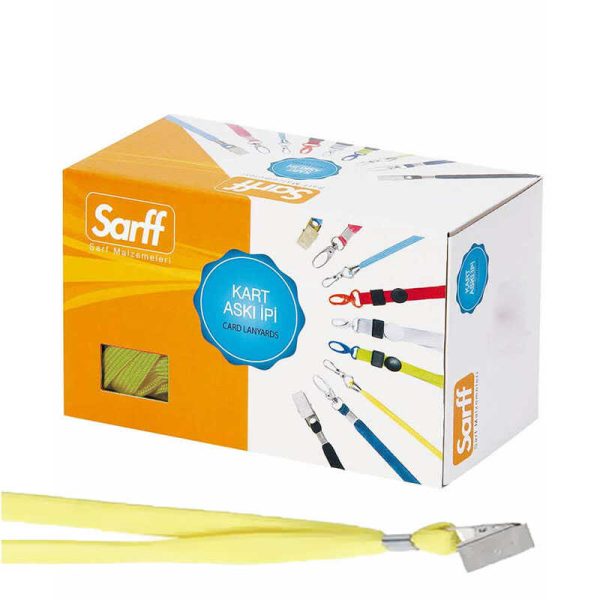Sarff Yaka Kartı İpi Metal Klips Sarı 15311211