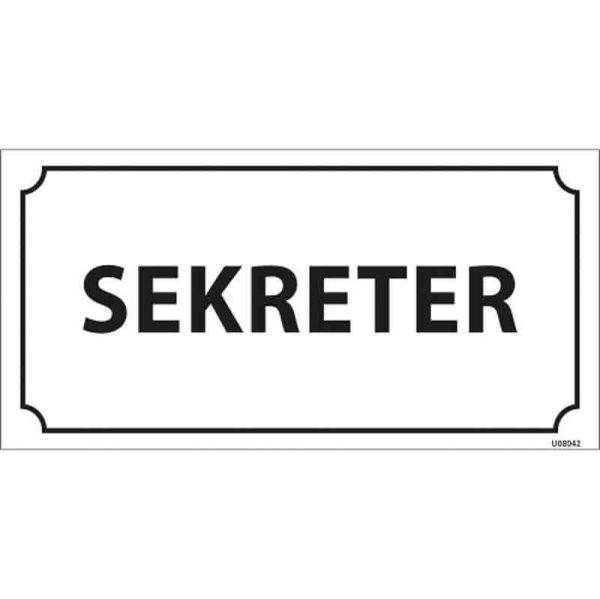 Sekreter Kapı İsimliği