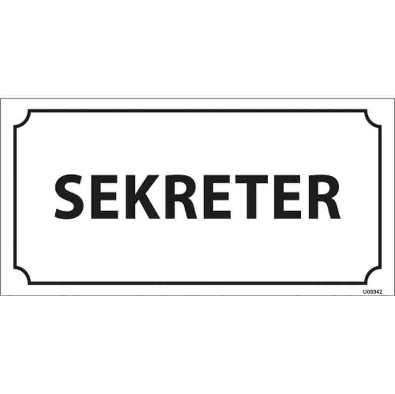 Sekreter Kapı İsimliği
