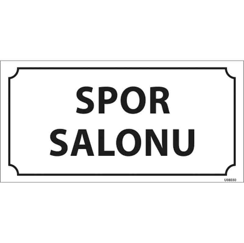 Spor Salonu Kapı İsimliği