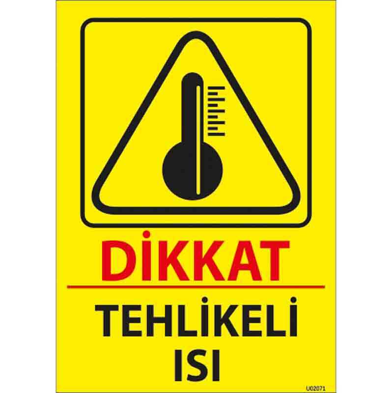 Tehlikeli Isı Uyarı Levhası