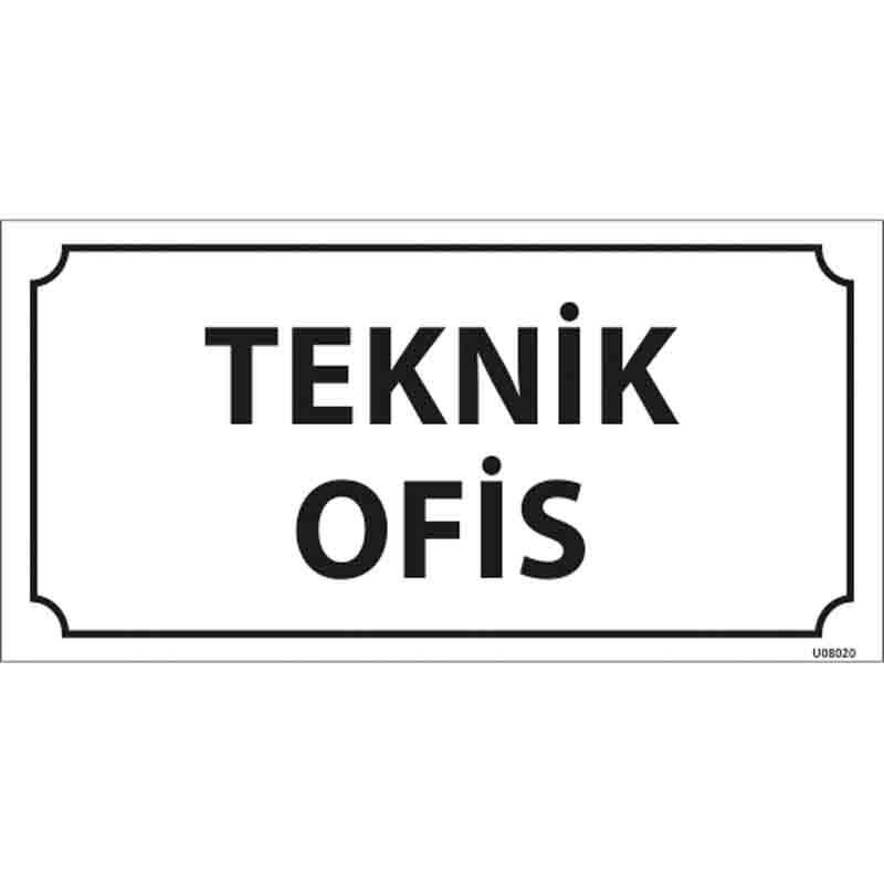 Teknik Ofis Kapı İsimliği
