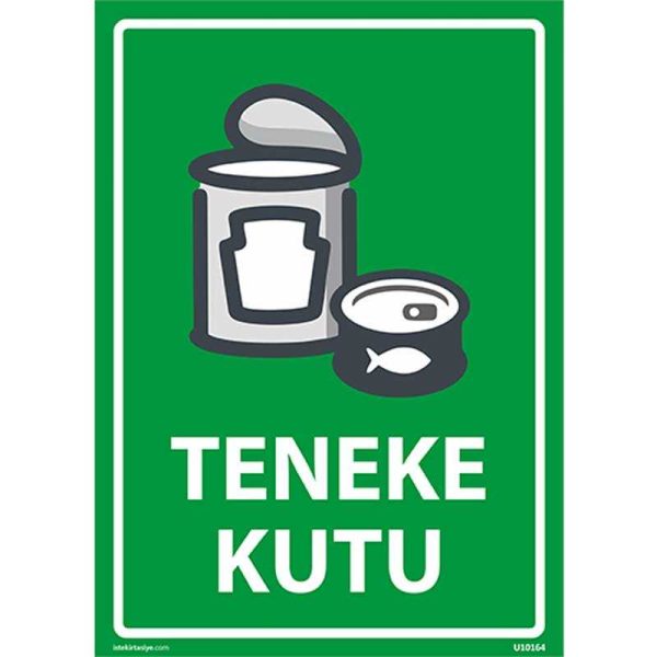 Teneke Kutu Uyarı Levhası