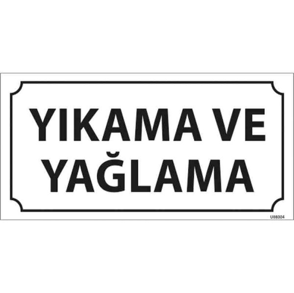 Yıkama ve Yağlama Kapı isimliği