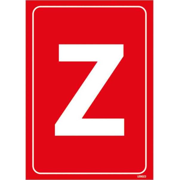 Z Harfi Depolama Levhası